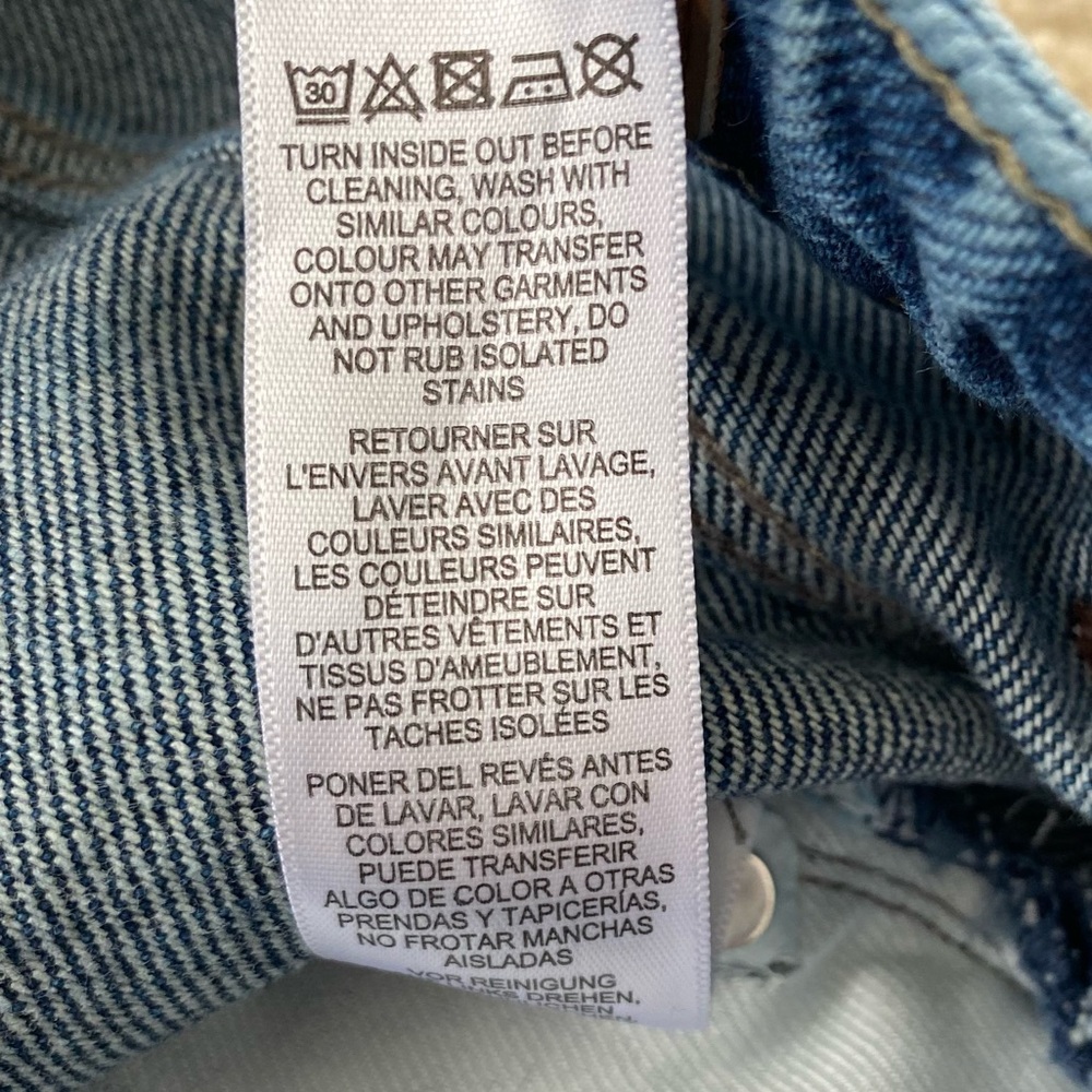 ASOS Distressed Button Fly Jeans - Picture 9 of 9